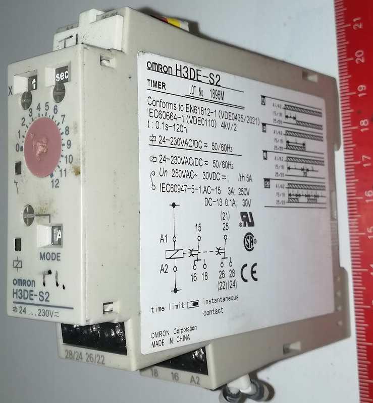 H3DE-S2 AC/DC24-230  .. použitý / used.. cena na dotaz / price on request