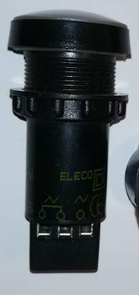 HIS-06-W - 230AC Signálka bílá Eleco