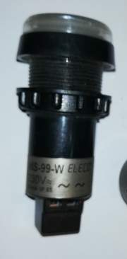 HIS-99-W - 230AC Signálka bílá Eleco