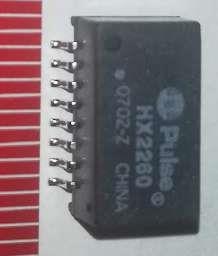 PULSE HX2260 - Audio Transformers / Signal Transformers 100Base-TX SMD PoE 350uH .65Ohms 1-Port .. cena na dotaz / price on request