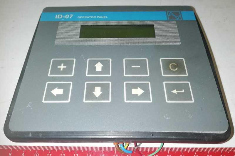 TECO operator panel ID-07 MR-04 24V .. použitý / used   .. cena na dotaz / price on request