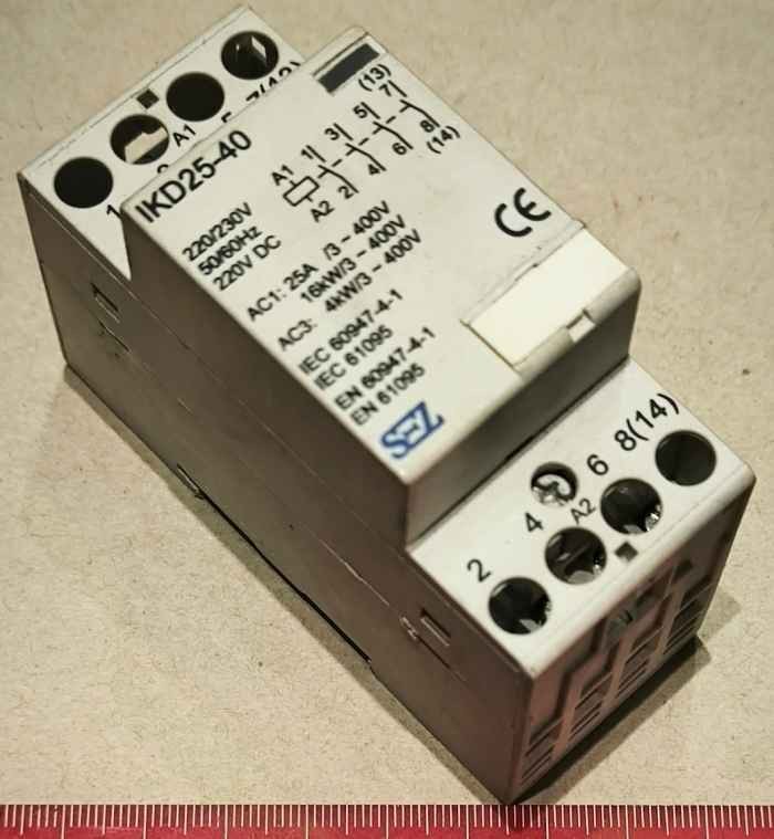 IKD25-40 220V/230V 50/60Hz, 220Vdc - SEZ stykač  .. cena na dotaz / price on request