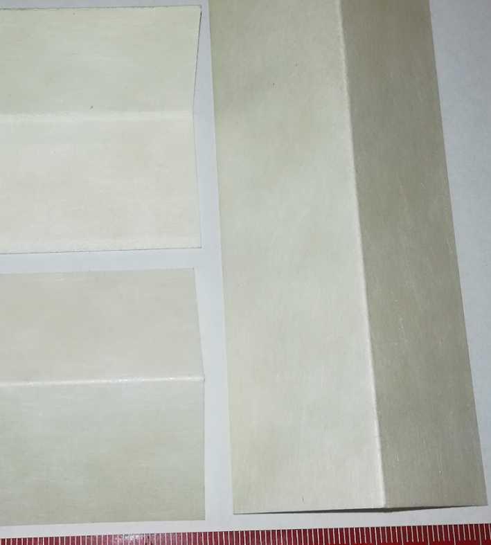 izolační vložka W 30x30x266x0,30mm (přeložený arch 60x266mm), tloušťka 0,30mm , z ukončené výroby