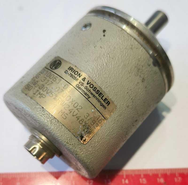 ROTARY ENCODER  - IRION & VOSSELER 310061-03 G 317.0700X02.. použitý/used   .. cena na dotaz / price on request