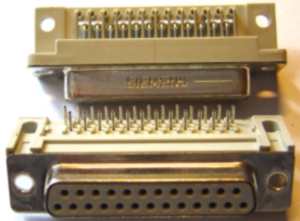 CANON 25 pin samice - ohnuté vývody -008