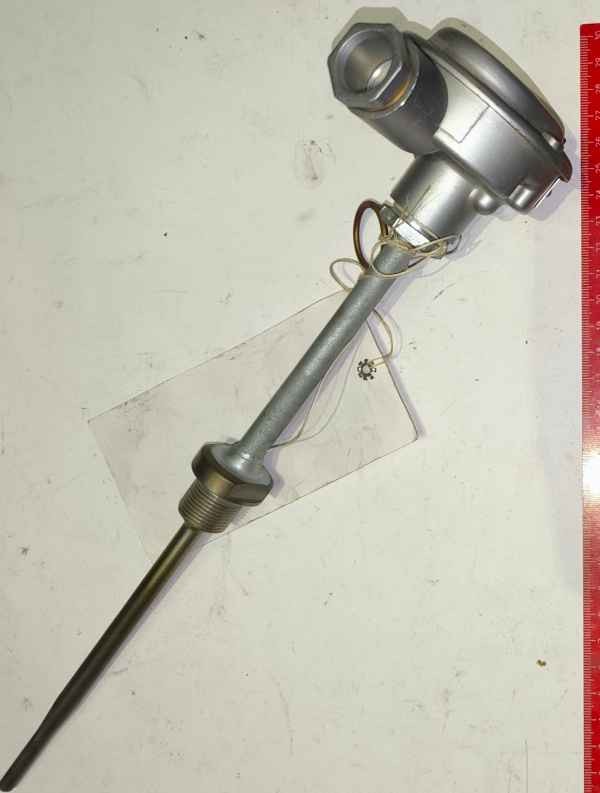 JSP 112805712 - ZPA Snímač teploty odporový s jímkou PN 16 s vyšší mechanickou odolností, měřicí rozsah -70 až +400 °C; 1xPt100 ...