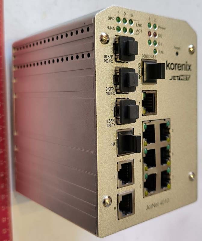 switch KORENIX JetNet4010 .. použitý / used   .. cena na dotaz / price on request