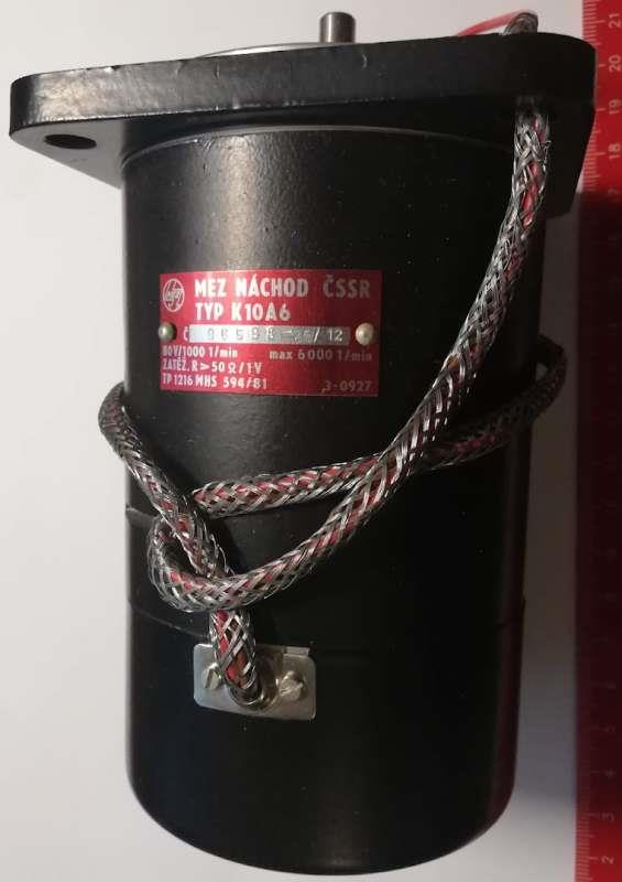 Tachodynamo K10A6 -  6000 ot./min, 80V/1000   .. cena na dotaz / price on request