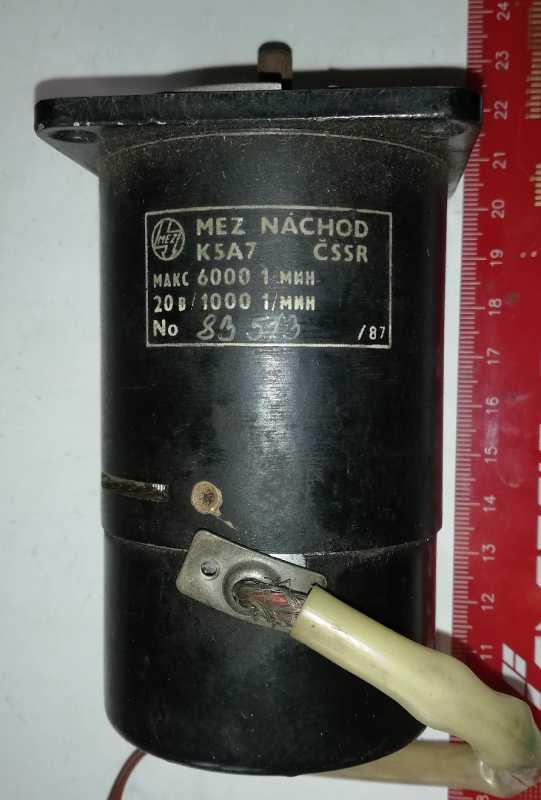 K5A7 - tachodynamo, starší .. cena na dotaz / price on request
