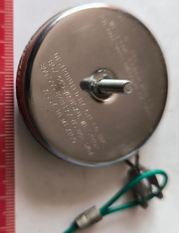 KEY-BAK , průměr 50mm, řetízek 55cm,  dle foto   .. použitý / used