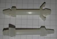 KGLS-16S - distanční sloupek plastový, 25,4mm   .. balení 100 ks za 80Kč