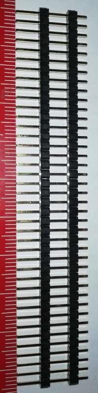 KLD-1x40-SGAD - lišta lámací jednořadá 40pin, 2,54mm  .. balení 7ks za 70Kč
