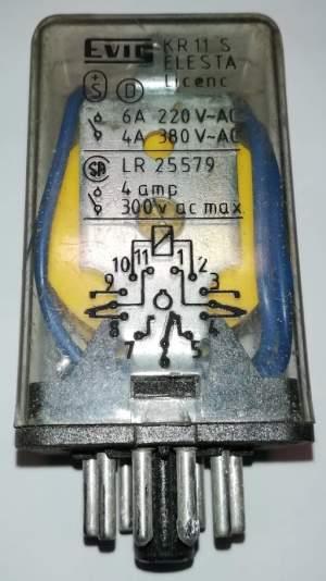 relé KR11S-220Vac EVIG ELESTA   .. cena na dotaz / price on request
