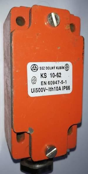 mikrospínač KS10-62 SEZ .. cena na dotaz / price on request