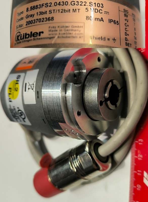 KUBLER  Čidlo rotační 8.5883FS2.0430.G322.S103 .. cena na dotaz / price on request