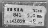 krystal-202 - TCCX01  - 5,0 MHz - použitý