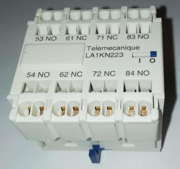 LA1KN223 TeSys K, blok pomocných kontaktů, 2Z+2V, pružné svorky