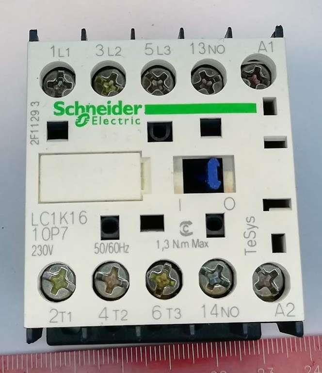 LC1K161OP7 -  Stykač, 16 A, DIN Lišta, Panel, 690 VAC, 3PST-NO, 3 Póly, 7.5 kW  .. cena na dotaz / price on request