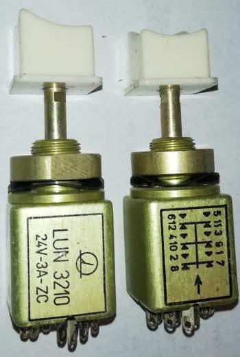 LUN3210-24V-3A-JC - tlačítko přepínací násobné  .. cena na dotaz / price on request