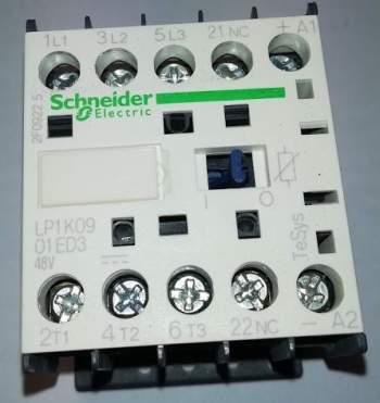 LP1K0901ED3 - Schneider Electric 3 Pole Contactor - 20 A, 48 V dc Coil, TeSys K, 3NO, 4 kW