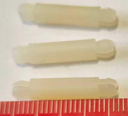 LPR8278 14.3-  plastový distanční sloupek, dle foto .. balení 50ks