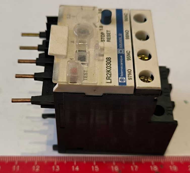 LR2K0308 - Schneider Electric TeSys jistící nadproudové relé tř.10A 1,8-2,6A