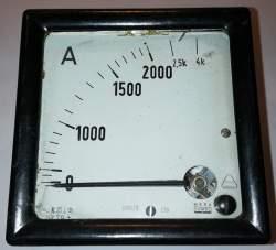 panelmeter LUMEL-2000A, 95x95x70mm ,  starší  .. cena na dotaz / price on request