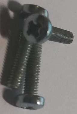 Šroubek M2,5x12 , křížová hlava, zinc plated   .. balení 200ks za 80Kč