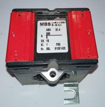 proudové trafo MBS ASK 31.4 .. 300/5A