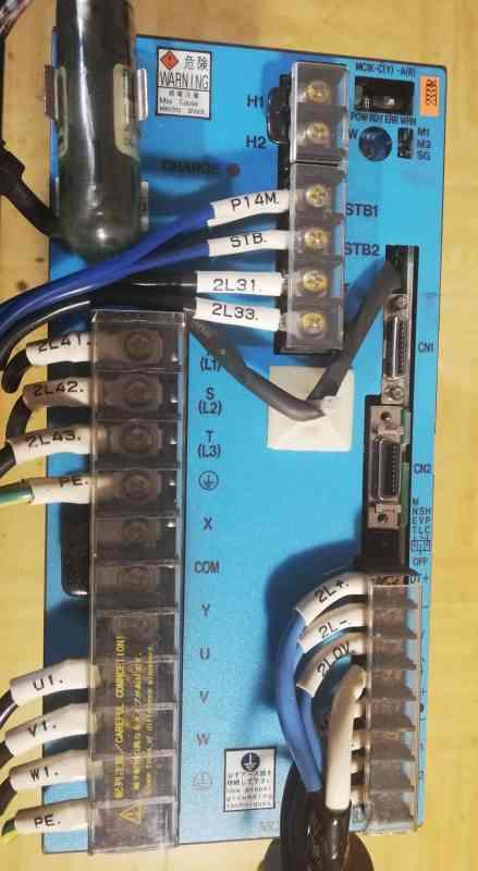 Toyoda MC1K-U100V Sanyo Denki Controller Servo Amplifier 200v-ac .. z demontáže  .. použitý / used .. cena na dotaz / price on request