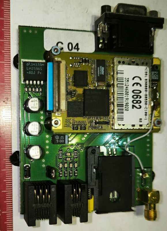 modul modemu s SIEMENS MC39i .. určeno na náhradní díly