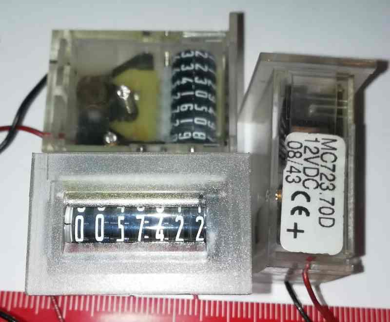 počítadlo MC723.70D 12Vdc .. použitý / used