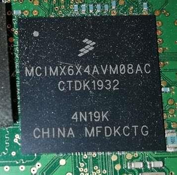 MCIMX6X4AVM08AB - zapájený na desce / soldered on the PCB ..  cena na dotaz / price on request