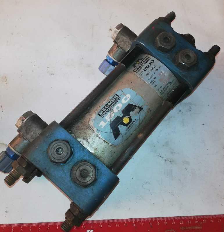 MECMAN-1500 - pneumatický válec, cylinder d=76mm , zdvih 75mm  .. použitý / used