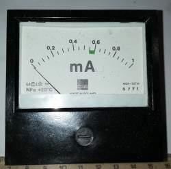 MER-72T MERA 1mA, starší typ  .. cena na dotaz / price on request