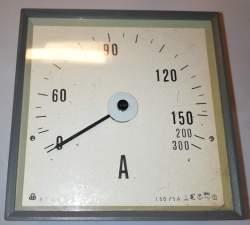 panelmeter METRA 150A, 120x120x90mm 150/5, starší  .. cena na dotaz / price on request