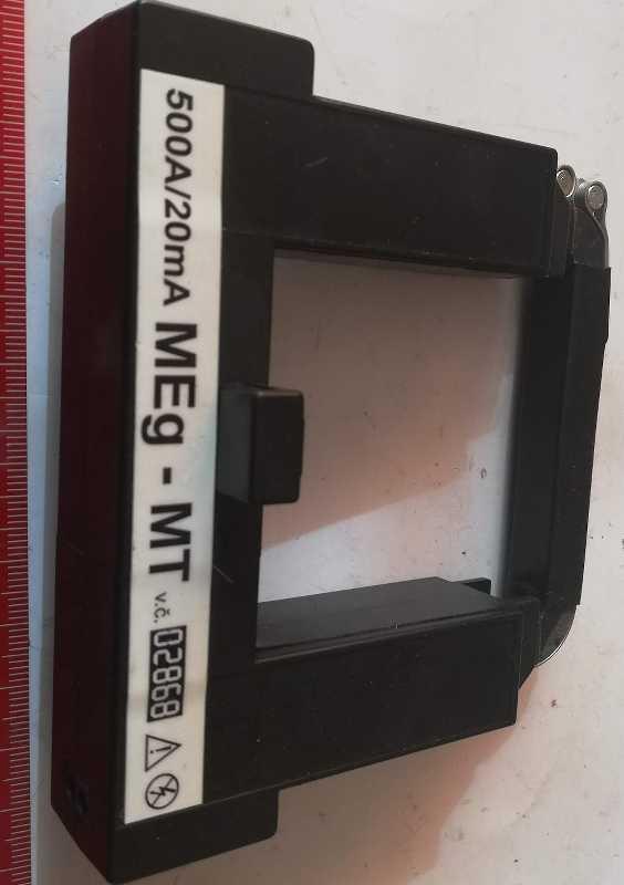 Měřící transformátor MEgMT 500A/20mA .. použitý / used   .. cena na dotaz / price on request
