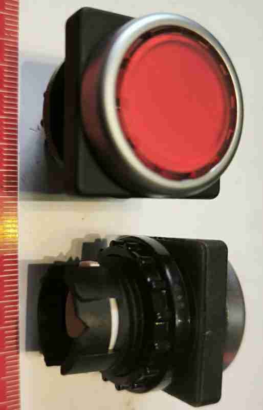 MLTR-RT - Illuminated Operators pushbutton 22mm Klockner Moeller Eaton