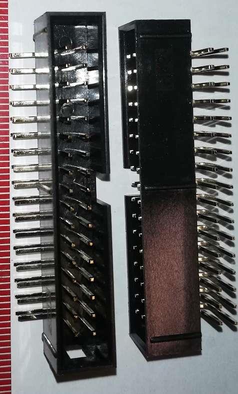 MLW34A - Konektor vidlice rozteč 2,54mm, 2x17pin do DPS/90°  .. balení 50ks za 90Kč