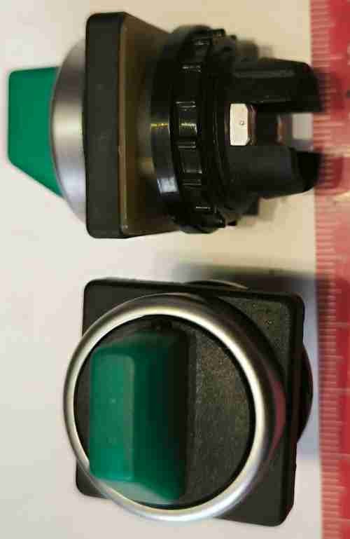 MLWK1R-GN - Illuminated selector switches, 2 position,  22mm Klockner Moeller Eaton