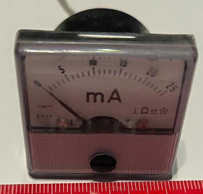 MP40 aem, stupnice 25mA, testován, jako nový