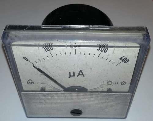 MP80 - METRA, stupnice 0-400uA, zachovalý