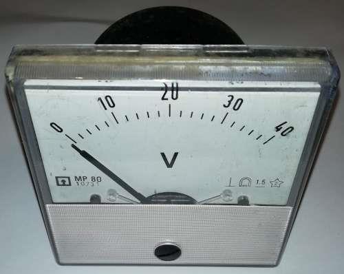 není skladem - MP80 - METRA, stupnice 0-40V, jako nový, použitý