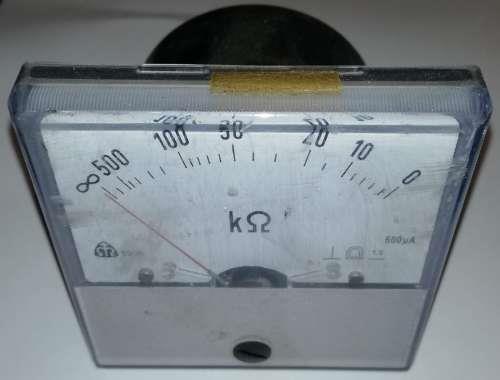 MP80 - METRA, stupnice 0-nekon. kOhm, 600uA, zachovalý