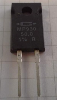 není skladem - R - Napájecí fóliový  MP930 50Ω ±1% 30W Caddock