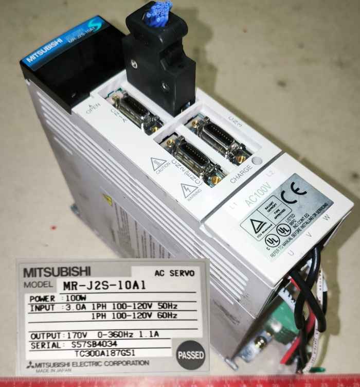 MITSUBISHI MR-J2S-10A1 Servo Drive Module MRJ2S10A1  .. použitý / used    .. cena na dotaz / price on request