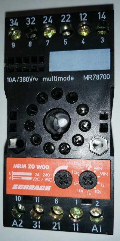 Patice Schrack MR78700 + časový modul MRMZ0W00