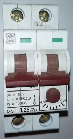 spouštěč MS7-0,25/2P F&G  .. cena na dotaz / price on request