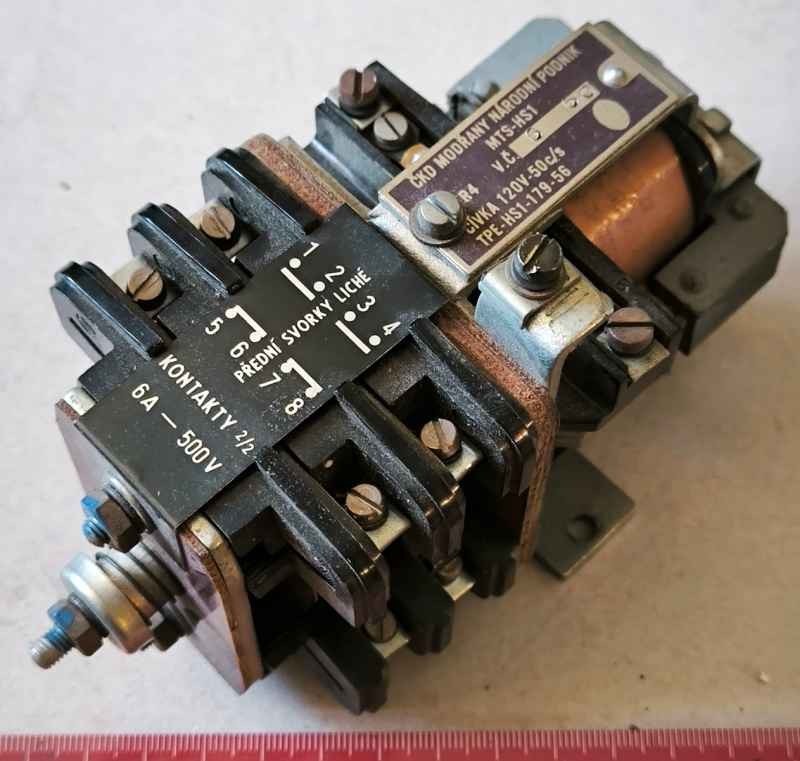 stykač MTS-HS1, cívka 120V 50Hz  .. cena na dotaz / price on request