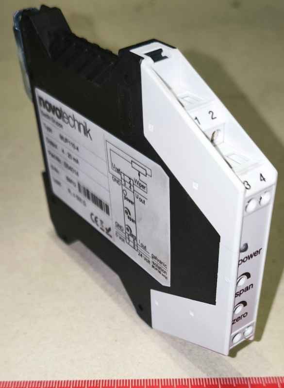 MUP110-4 - Novotechnik - Teach-In Signal Conditioner for Potentiometer 4 .. 20 mA   .. cena na dotaz / price on request